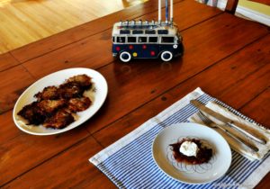 latke, potato pancake, Hanukkah, apple potato pancake