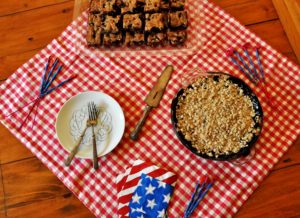 pie, 4th of July, cherry, blueberry, Cherry Blueberry Pie