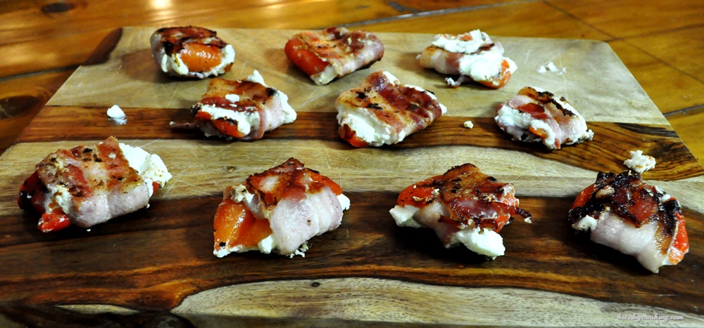 Bacon-wrapped Goat Cheese
