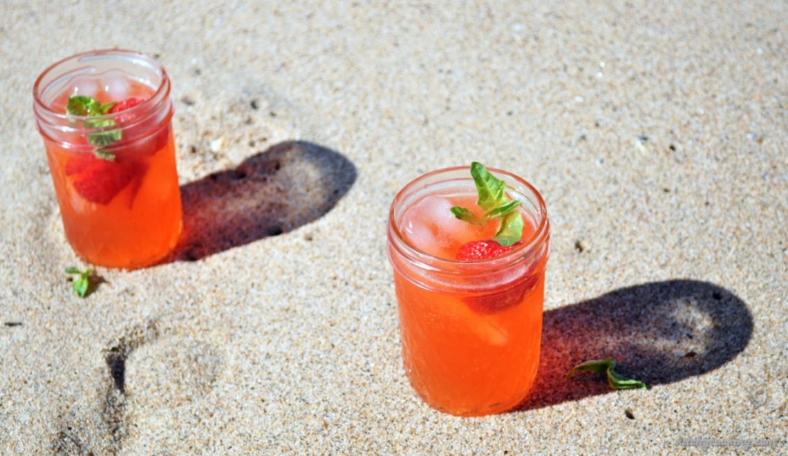 Strawberry Basil Mule