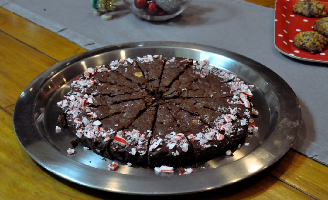 Chocolate Peppermint Cookie Pie
