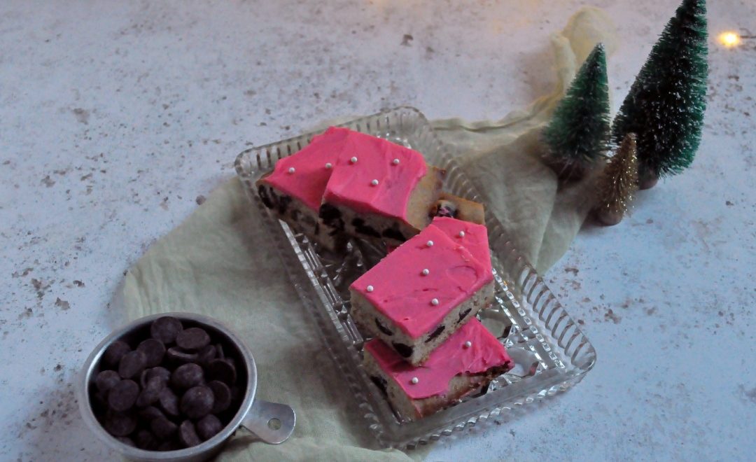 Peppermint Blondies