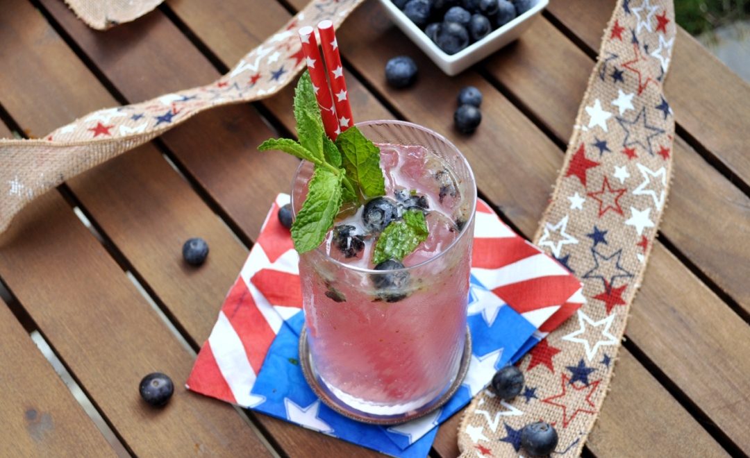 Blueberry Coconut Mojito