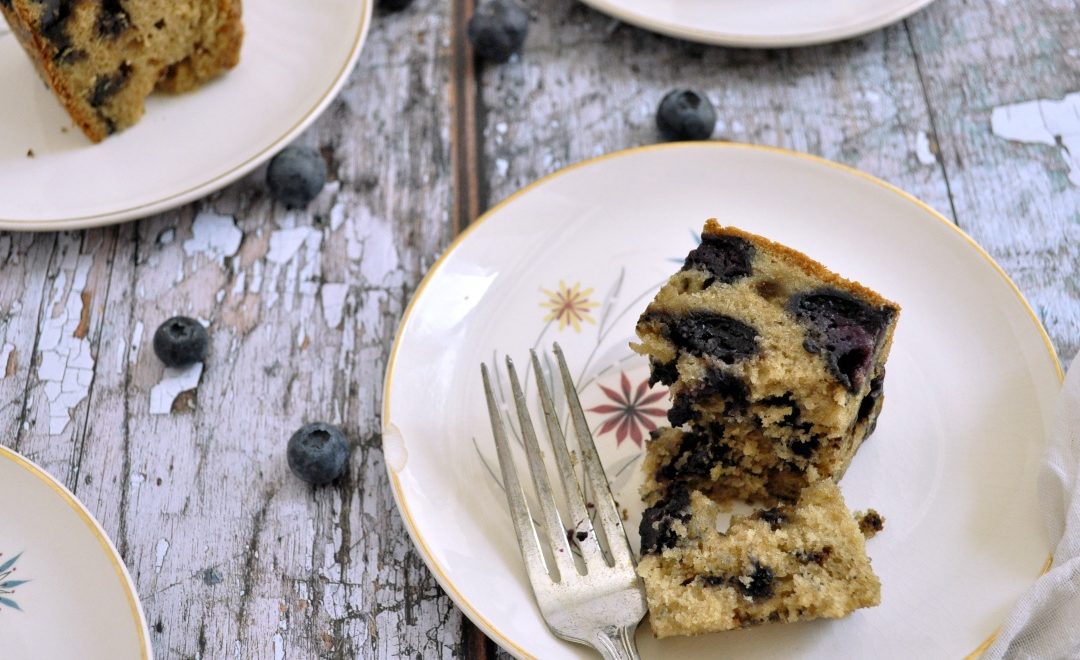 Cherry Blueberry Coffee Cake