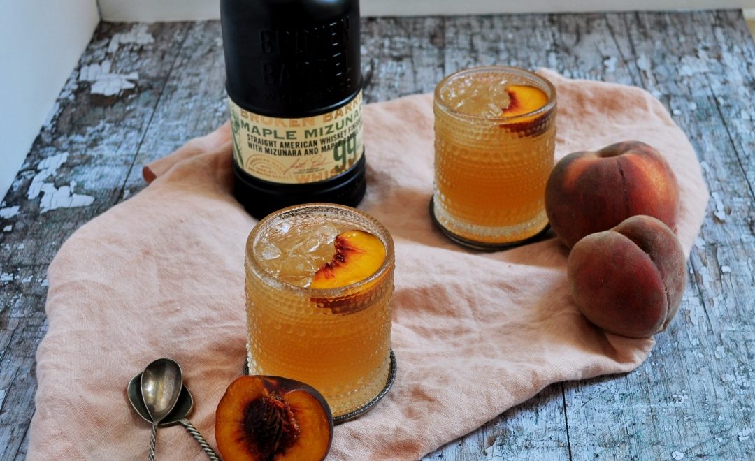 Peach Bourbon Sun Tea