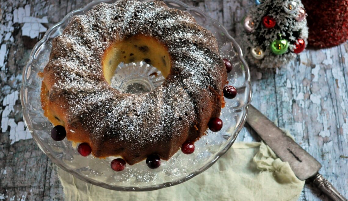 Orange Cranberry Bundt Cake