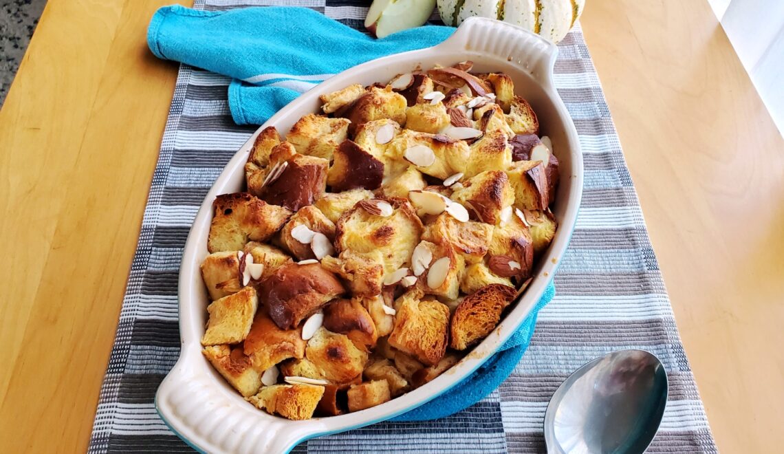 Apple Challah French Toast Bake